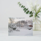 Snowmaggedon 2010 postkarte (Stehend Vorderseite)