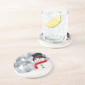 Snowman 002 sandstein untersetzer (Seite)