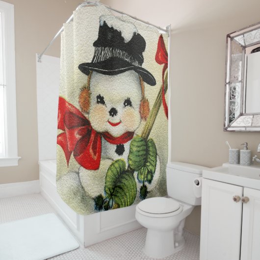 Snowman 004 duschvorhang (Beispiel)