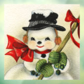 Snowman 004 fensteraufkleber (Blatt 3)