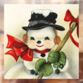 Snowman 004 fensteraufkleber (Blatt 2)