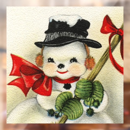 Snowman 004 fensteraufkleber (Blatt 2)