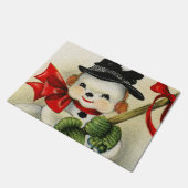 Snowman 004 fußmatte (Schrägansicht)