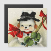 Snowman 004 magnetkarte (Vorne/Hinten)