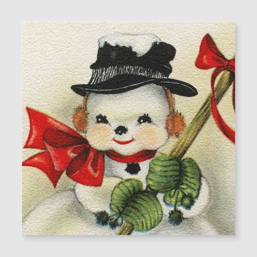 Snowman 004 magnetkarte (Vorderseite)