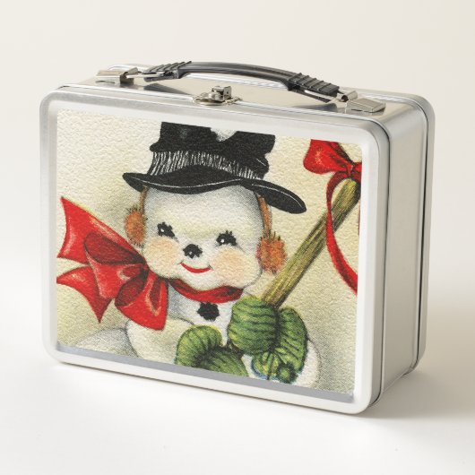 Snowman 004 metall brotdose (Vorderseite)