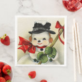 Snowman 004 serviette (Beispiel)