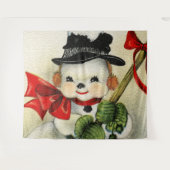 Snowman 004 wandteppich (Vorderseite (Horizontal))