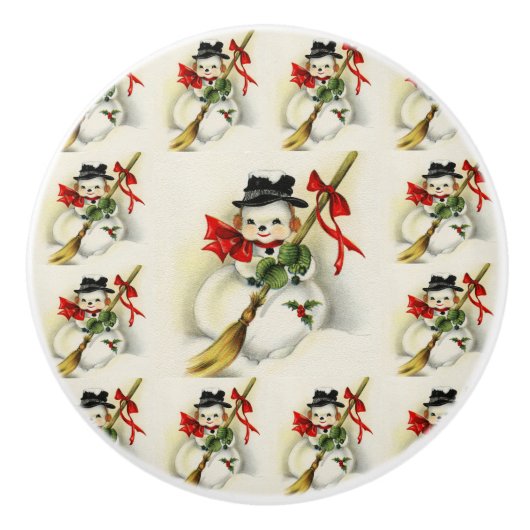 Snowman 009 keramikknauf (Vorderseite)