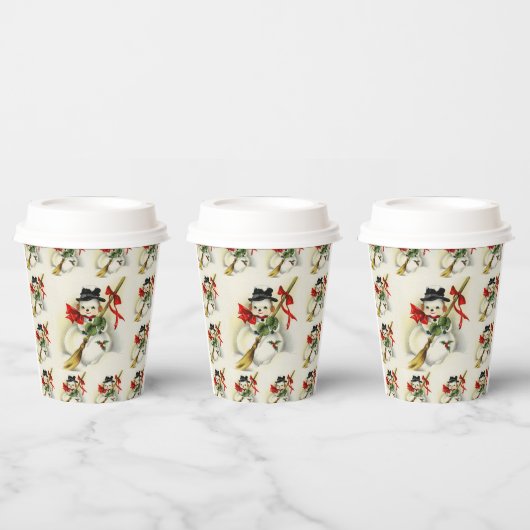 Snowman 009 pappbecher (Multi)