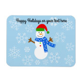 Snowman #1 Magnet (Horizontal)