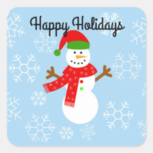 Snowman #2-3 Stickers