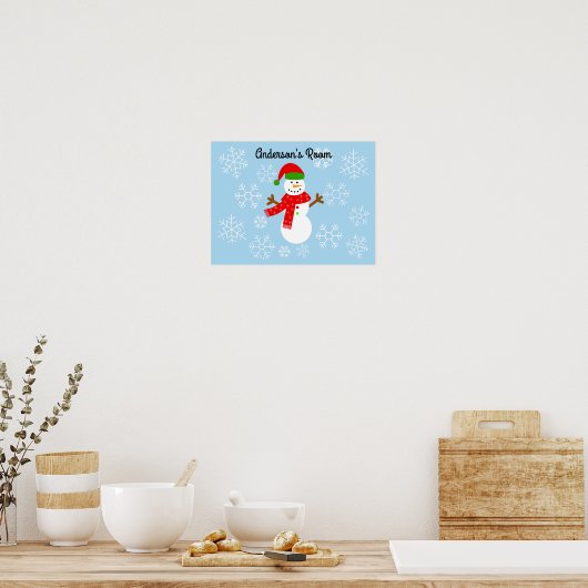 Snowman #2 Poster (Küche)