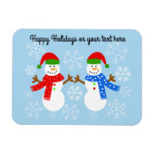 Snowman #3 Magnet (Horizontal)