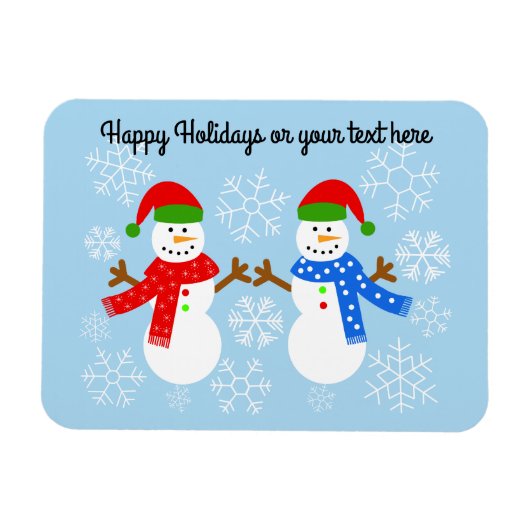 Snowman #3 Magnet (Horizontal)