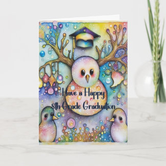 Snowman 8th Grade Graduation Card Karte