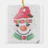 Snowman abstrakt keramikornament (Vorderseite)