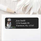 Snowman Address Label (Insitu)
