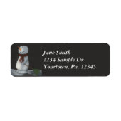 Snowman Address Label (Vorne)