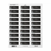 Snowman Address Label (Vorne)