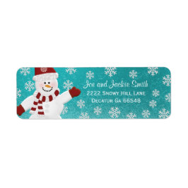 Snowman Address Labels