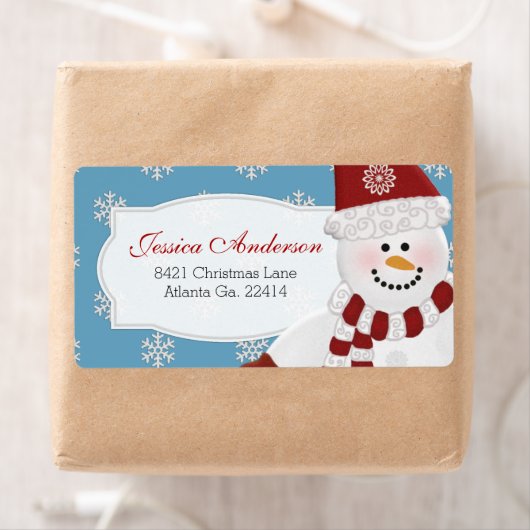 Snowman Address Labels (Insitu)