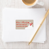 Snowman Address Labels personalisieren Adressaufkleber (Insitu)