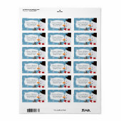 Snowman Address Stickers Adressaufkleber (Vorne)