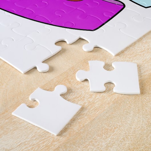 Snowman als Snowboarder mit Sonowboard.PNG Puzzle (Seite)