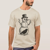 Snowman and Crow T-Shirt (Vorderseite)