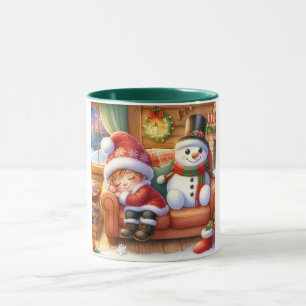 Snowman and Friends Kinder Weihnachten Tasse