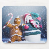 Snowman and gingerbread mousepad (Vorne)
