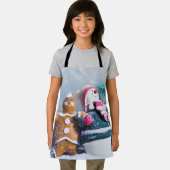 Snowman and gingerbread schürze (Insitu)