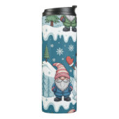 Snowman and Gnome Village Thermosbecher (Nach links gedreht)