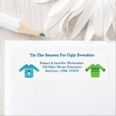 Snowman and Green Ugly Sweater Christmas Design (Insitu)