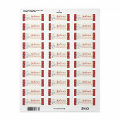 Snowman and String lights Address (Vorne)