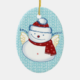 Snowman-Angel-Ornamente Keramik Ornament