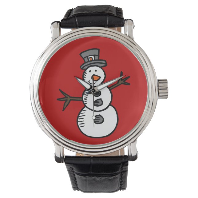 Snowman Armbanduhr (Vorderseite)