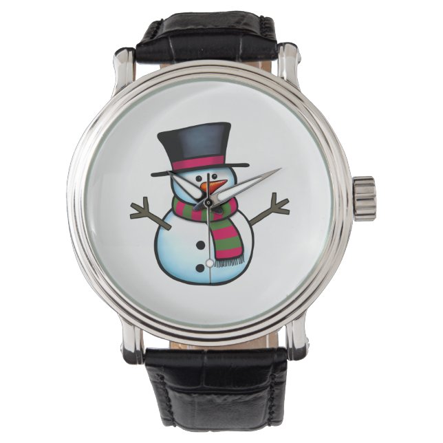 Snowman Armbanduhr (Vorderseite)