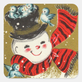 Snowman | Aufkleber am Platz