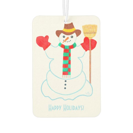 Snowman Autolufterfrischer (Rückseite)