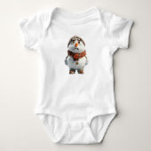 Snowman Baby Bodysuit Baby Strampler (Vorderseite)