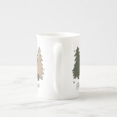 Snowman Baby Es ist kalt draußen Porzellantasse (Rückseite)