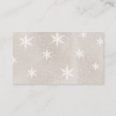 Snowman Baby Registry Begleitkarte (Rückseite)