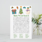 Snowman Baby Shooter Word Search Game (Stehend Vorderseite)