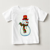 Snowman Baby T-shirt (Vorderseite)