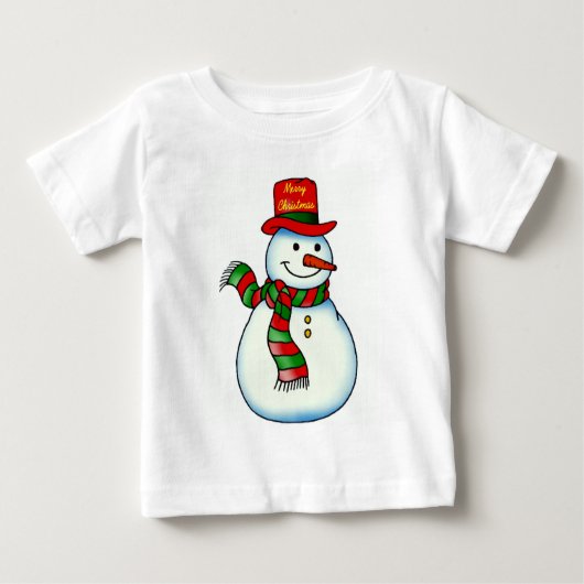Snowman Baby T-shirt (Vorderseite)