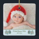 Snowman Baby's 1. Weihnachten Keramikornament<br><div class="desc">Fügen Sie dieses bezaubernde Snowman Baby's 1. Weihnachtsschmuck zu Ihrer Urlaubsliste hinzu! Ein wunderbarer Sake für das 1. Weihnachtsfest Ihres Babys! Originelle Entwürfe,  die für Sie von Up On the Mountain erstellt wurden</div>