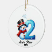 Snowman Baby's Second Christmas Ornament (Links)