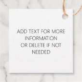 Snowman Backen ein wenig Weihnachten Leckerei süß Geschenkanhänger (Rückseite)